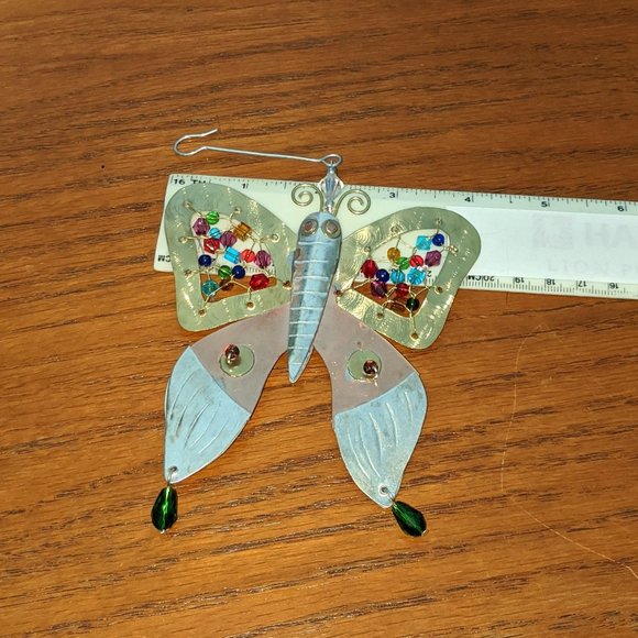 Handmade Metal Butterfly Suncatcher … - Picture 4 of 5